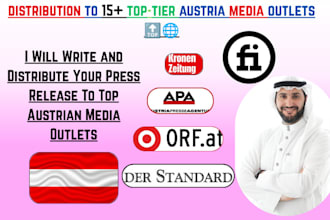 write and distribute you press release to top austrian media outlets