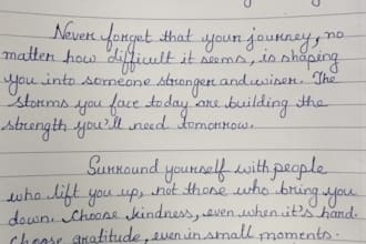 translate digital notes into handwritten notes