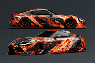 draw car wrap vehicle wrap