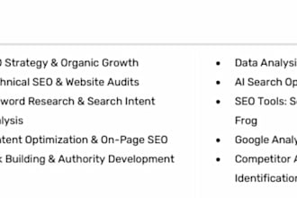help businesses improve their organic visibility and traffic