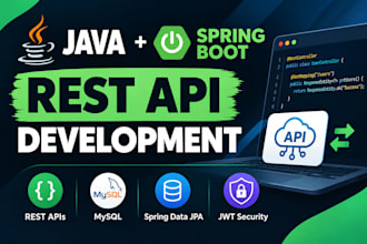 develop a java spring boot rest API