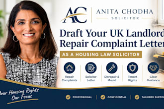 draft your UK landlord repair complaint solicitor letter for UK housing disputes