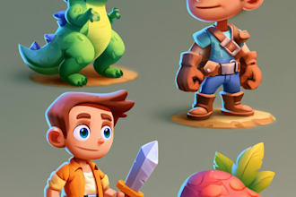 2d game character design 2d game character