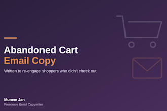 write a persuasive abandoned cart recovery email
