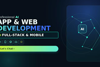 do ai mobile app development, ai website, ai chatbot, ai agent as ai deve