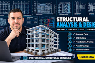 do civil structural engineering, structural analysis and design using sap2000