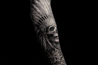 design a custom full sleeve tattoo for you