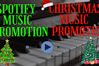 promote your christmas music, spotify music promo to real music audiences