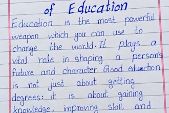 write your assignment in urdu and english handwriting