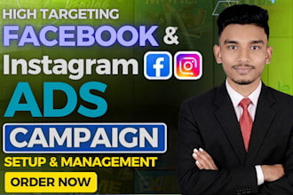 setup and manage facebook ads campaign and instagram ads