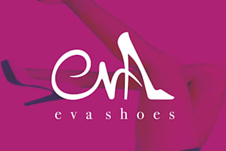 craft a bold custom shoe logo for footwear brands, sneaker and fashion brand