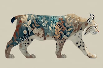 draw realistic animal illustration in watercolor