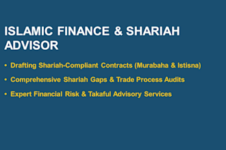 consult on islamic banking and takaful