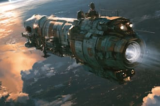 draw amazing space themed illustrations and spacecraft designs