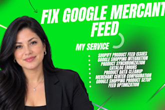 fix google merchant center feed misrepresentation, fix and optimize product feed