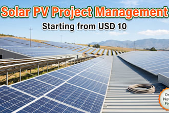 provide consultations and project supervision for your solar projects