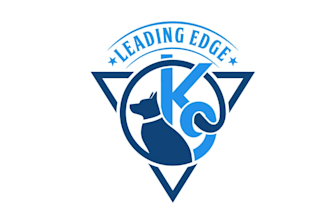 design artwork dog training business logo
