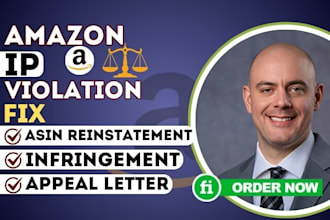 reinstate suspended amazon listing, asin ip violation, remove fix ip complaint