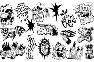 create weird illustrations for anything you need