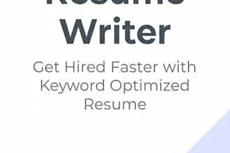 write professional ats resume and CV for job seekers