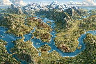 create custom city and location map illustration