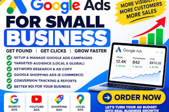 setup and manage google ads campaigns for small businesses