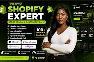clone shopify landing page design in replo, gempages, or pagefly