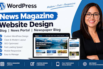 build news magazine website blog website news portal newspaper blog website