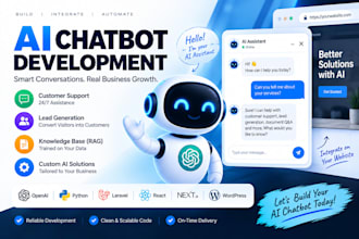 develop an ai chatbot for your website using openai and llms