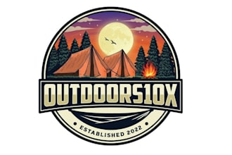design online store outdoors logo
