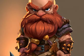 draw 2d game character or 2d game character