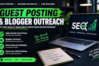 do guest post outreach post outreach and build high quality backlinks