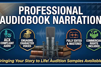 narrate and edit your audiobook to acx standards