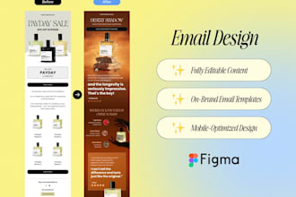 create an email template design