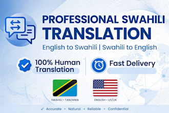 translate english to swahili and swahili to english pro