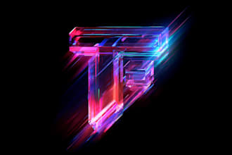 design a cyberpunk graffiti logo for gaming or streetwear