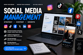 create professional social media post and content