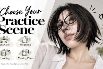 help you practice mandarin chinese through real life role play