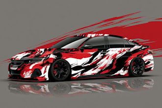draw car wrap vehicle wrap truck wrap racing car wrap