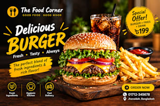 design an attractive restaurant social media post