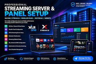 setup xui one xtream UI server reseller panel restream server website with ssl