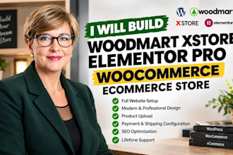 build woodmart xstore elementor pro woocommerce ecommerce store
