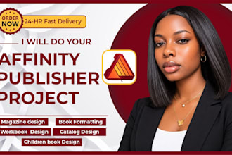do affinity publisher project, catalog design, book formatting, workbook kdp