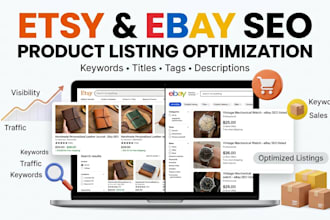 do etsy ebay SEO, product listing optimization and marketplace listing