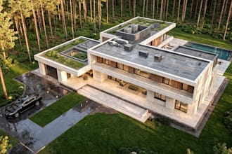 design 3d modeling architecture with rhinoceros, revit, sketchup