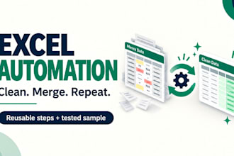 automate excel data cleanup merging and spreadsheet tasks