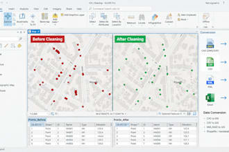 do gis data cleaning and conversion in arcgis pro
