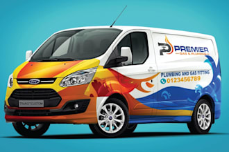 design professional vehicle wrap, car wrap, van wrap and truck wrap logo