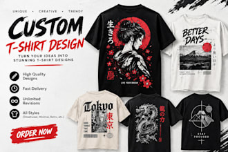 create custom  tshirt designs for your brand