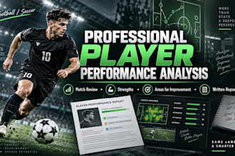 analyze your football performance and create a professional player report